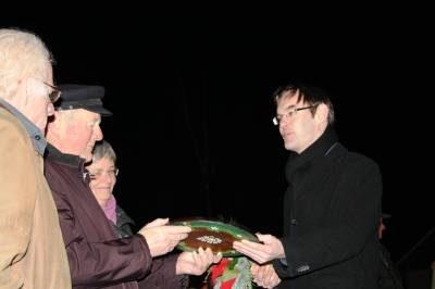 Verabschiedung des alten Ortsvorstehers Ernst Hinrichs