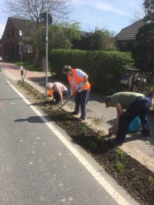 die fleiigen Buttforder Helfer bei der Arbeit. Herzlichen Dank fr eure Hilfe!